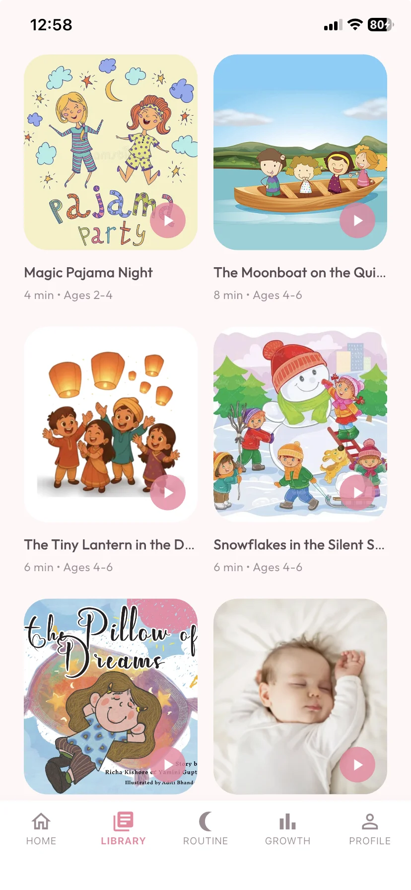 Kidzz App Main Dashboard